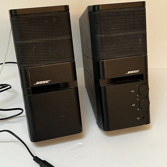 Bose Other - Bose MediaMate Computer Speakers Pair Black Model 262885 NO AC Adapter